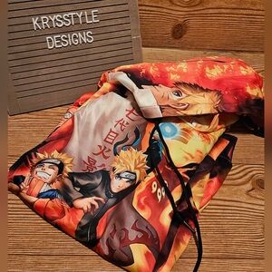 Youth Small Naruto  Dragonball Z pullover hoodie  Sz S NWOT